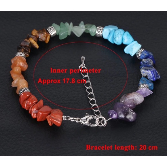 7 Chakra Women Healing Bracelet - Picture 6 of 6